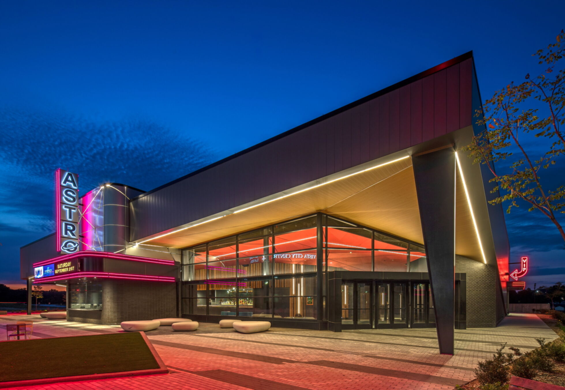 Astro theatre soffit