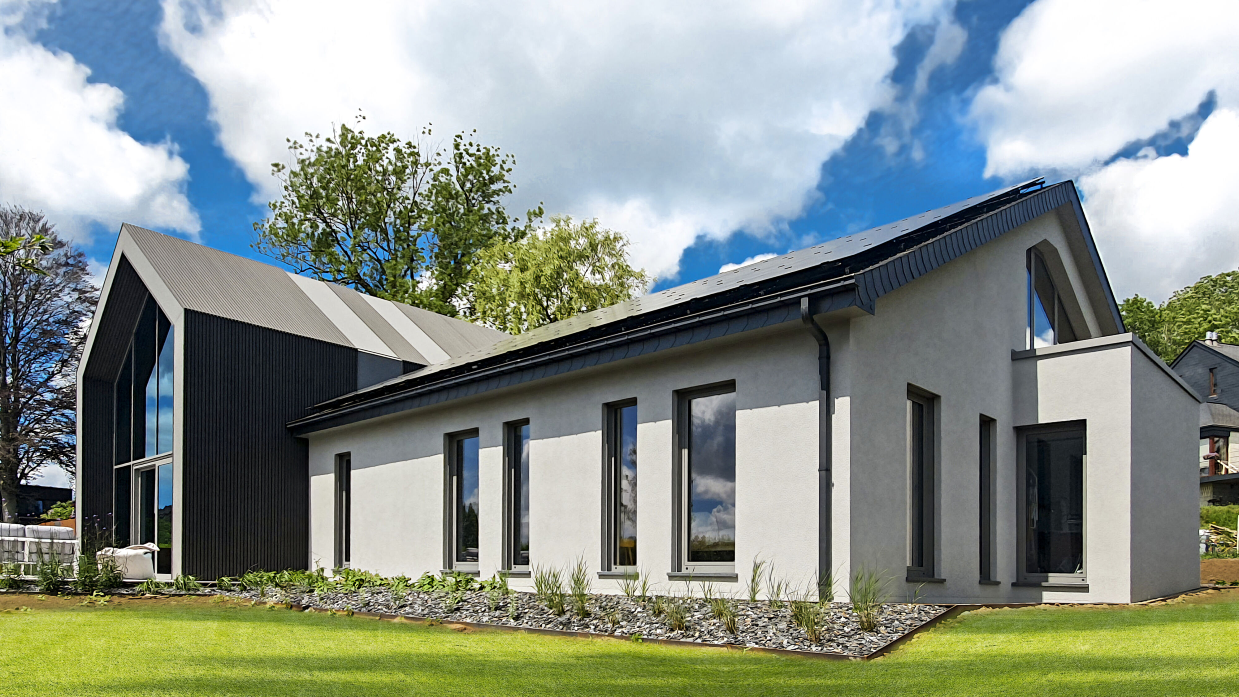 Privathaus_Offene Fassadenverkleidung - verti._Privatresidenz