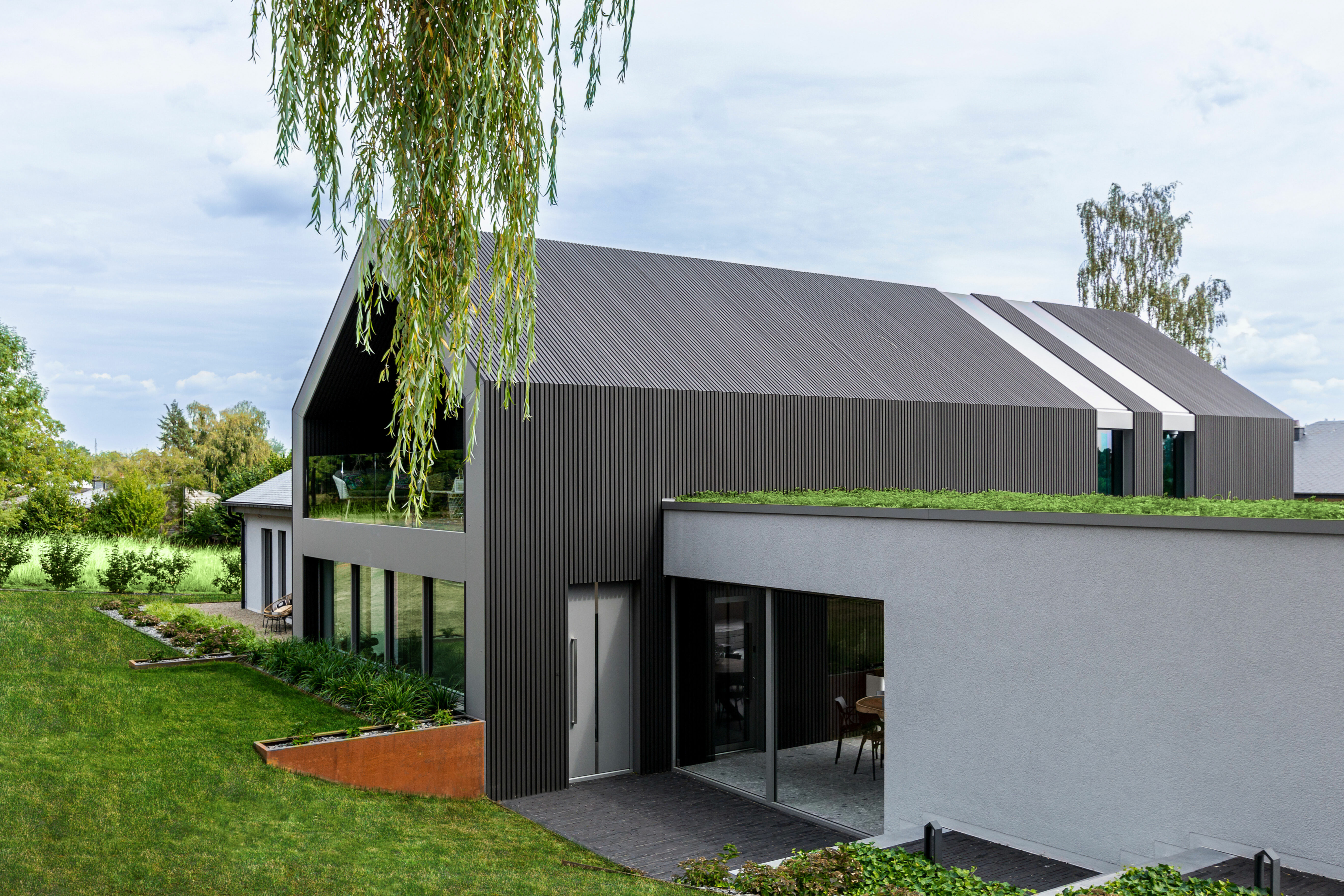 Privathaus_Offene Fassadenverkleidung - verti._Privatresidenz