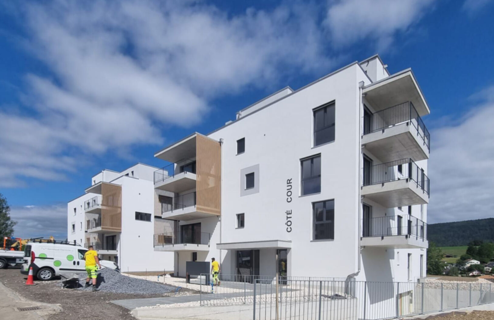 Residential Buildings vertical cladding
